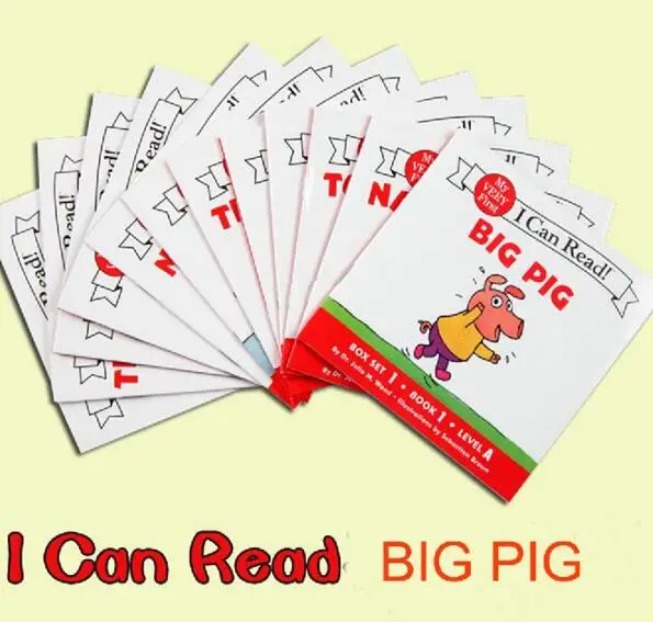 12books/set I Can Read Phonics BIG PIG My Very First Picture In English for - £16.07 GBP