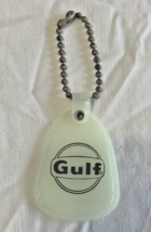 Gulf gas station vintage plastic keychain key holder movie photo prop - $21.73