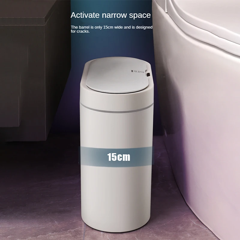 House Home 8L/7L Smart Sensor Trash Can Automatic Household Electronic Trash Can - £48.76 GBP