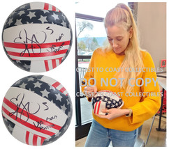 Kerri Walsh Jennings Signed USA Beach Volleyball Proof Autographed Olymp... - £233.53 GBP