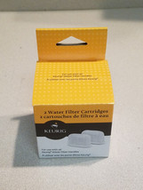 KEURIG WATER FILTER REFILL CARTRIDGES 2 PACK &quot;NEW IN BOX&quot; - $9.85