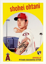  Shohei Ohtani Rookie &quot;1959 Topps&quot; Retro 2018 Topps Archives #50, Angels, Mvp! - £93.99 GBP