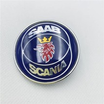 1PC Blue 50mm For SAAB 93 900 9000 Car Bonnet Front Hood Emblem  Sticker Circula - £47.66 GBP