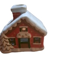 Flambro Christmas Village House  Candleholder Model 1296 - £14.60 GBP