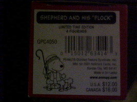 Hallmark Peanuts Gallery Snoopy Shepherd &amp; His Flock Woodstocks Figs. M/W/Box  - £39.46 GBP