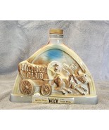 Vintage Jim Beam Whiskey Decanter Bottle Harold&#39;s Club Or Bust Pappy Smi... - £22.01 GBP