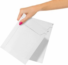 6x8 100 Rigid Photo Mailers Envelopes Stay Flats Self Seal - £60.38 GBP