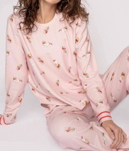 Pj Salvage Cabin And Cocktails Long Sleeve Loungewear Top Size XS - $31.68