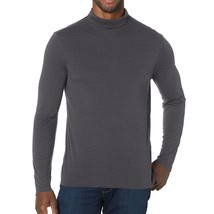 John Varvatos Collection Men's Long Sleeve Kent Turtleneck Tee Shirt Charcoal - £61.17 GBP