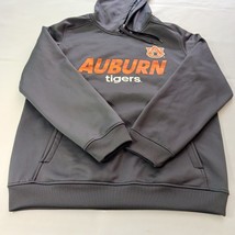 Genuine Stuff Auburn Tigers Men’s Gray Drawstring Hoodie Pullover Sweatshirt L image 9