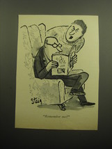 1960 Cartoon by William Steig - Remember me? - £11.95 GBP