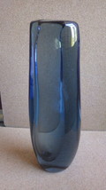 LARGE VINTAGE VICKE LINDSTRAND KOSTA ART GLASS VASE #1608 1950&#39;S SWEDEN - £274.65 GBP