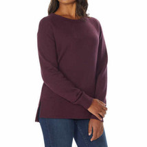 Kirkland Signature Ladies Fleece Crewneck Sweatshirt Pullover M, Purple - $29.99