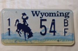 VINTAGE WYOMING LICENSE PLATES (PAIR)  NO LONGER IN USE-  PARK COUNTY 11... - $18.00