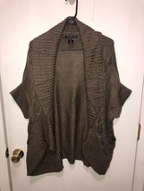 Urban Behavior M/L Short Sleeve Open Front Shawl Collar Cardigan Sweater... - £5.41 GBP