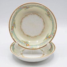 Noritake Morimura Art Déco N352 Cena Cina Bacca Ciotola Set Di 2 12.7cm - $58.45