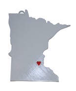 Minnesota State St Paul Heart Ornament Christmas Decor USA PR244-MN - $91.37 MXN