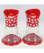 Kuhn Rikon Swiss Design Crush Grind Grinders Salt + Pepper Red White Dot... - $25.47