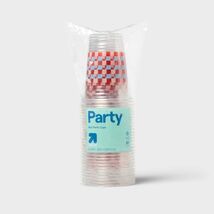 up&up Disposable Clear Cup 18oz Red Blue Checkered 30ct - €12,18 EUR up&up Disposable Clear Cup 18oz Red Blue Checkered 30ct - €12,18 EUR
