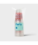 up&amp;up Disposable Clear Cup 18oz Red Blue Checkered 30ct - €12,18 EUR