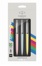 Parker Jotter Originals Pastel Pen Collection, Gel Black, Medium Point, 3 Pens - $19.95