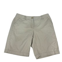 Ann Taylor Loft Womens Curvy Fit Khaki Cotton Shorts Size 6 - $18.50