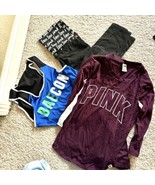 Victoria&#39;s Secret Women&#39;s XS &quot;Pink&quot; Tees Lot Of 3 Shirt, Leggings - €21,24 EUR