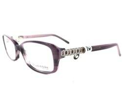 Elizabeth Arden Eyeglasses Frames EA1144-3 Purple Horn Silver 52-16-135 - £21.78 GBP