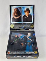 Star Wars POTF2 12” Collectors Jedi Luke Skywalker &amp; Bib Fortuna Sealed New - £37.97 GBP