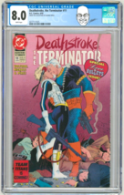 George Perez Collection CGC 8.0 Deathstroke The Terminator #11 2nd New Vigilante - £78.10 GBP