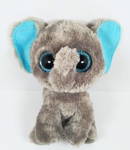 Ty Peanut Grey Sparkly Blue Plush Elephant 10” Beanie Boo Buddy! *Retired* - £5.43 GBP