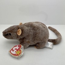 Ty Beanie Baby Tiptoe the Mouse Plush Toy 1999 With Mints Tags Protected - $8.90