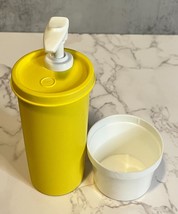 VTG Tupperware Mustard Dispenser 1329-6 With Top &amp; Pump- Tested Works Clean - £5.41 GBP