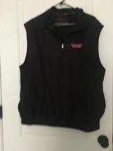 Greg Norman Men&#39;s Vest Crotched Mountain Golf Course Full Zip Size Large Black - £30.44 GBP