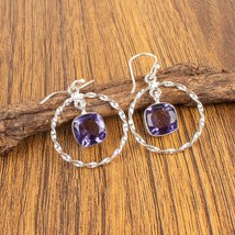 Iolite Gemstone 925 Silver Earring Handmade Jewelry Earring 1.60&quot; - £8.98 GBP