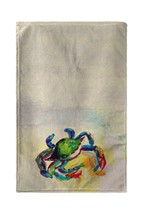 Betsy Drake Teal Crab Kitchen Towel - $29.69