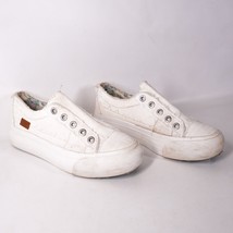 Blowfish Canvas Casual Shoes Platform Sneakers White Size in Photos &amp; No Laces - $32.73