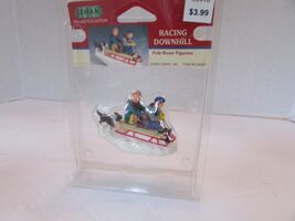 Lemax Village 92327 Racing Downhill Poly Resin  Figurine Retired   L135 - $7.55