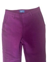 NEW Old Navy Harper Dress Pants Women&#39;s 2 Tall High-Rise Short Ankle Pink Wine - £9.73 GBP