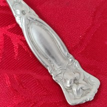 Wm. Rogers German Silver Dinner Fork PAT July 9,12 Ornate Flowers - $12.98
