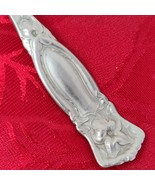 Wm. Rogers German Silver Dinner Fork PAT July 9,12 Ornate Flowers - $12.98