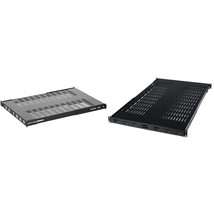 StarTech.com 1U 4-Post Adjustable Vented Server Rack Mount Shelf - 330lbs(150 kg - $171.28