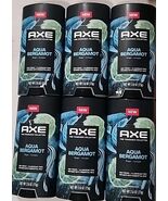 6 Axe Fine Fragrance Collection Deodorant Aqua Bergamot 2.6oz Aluminum Free - $34.64