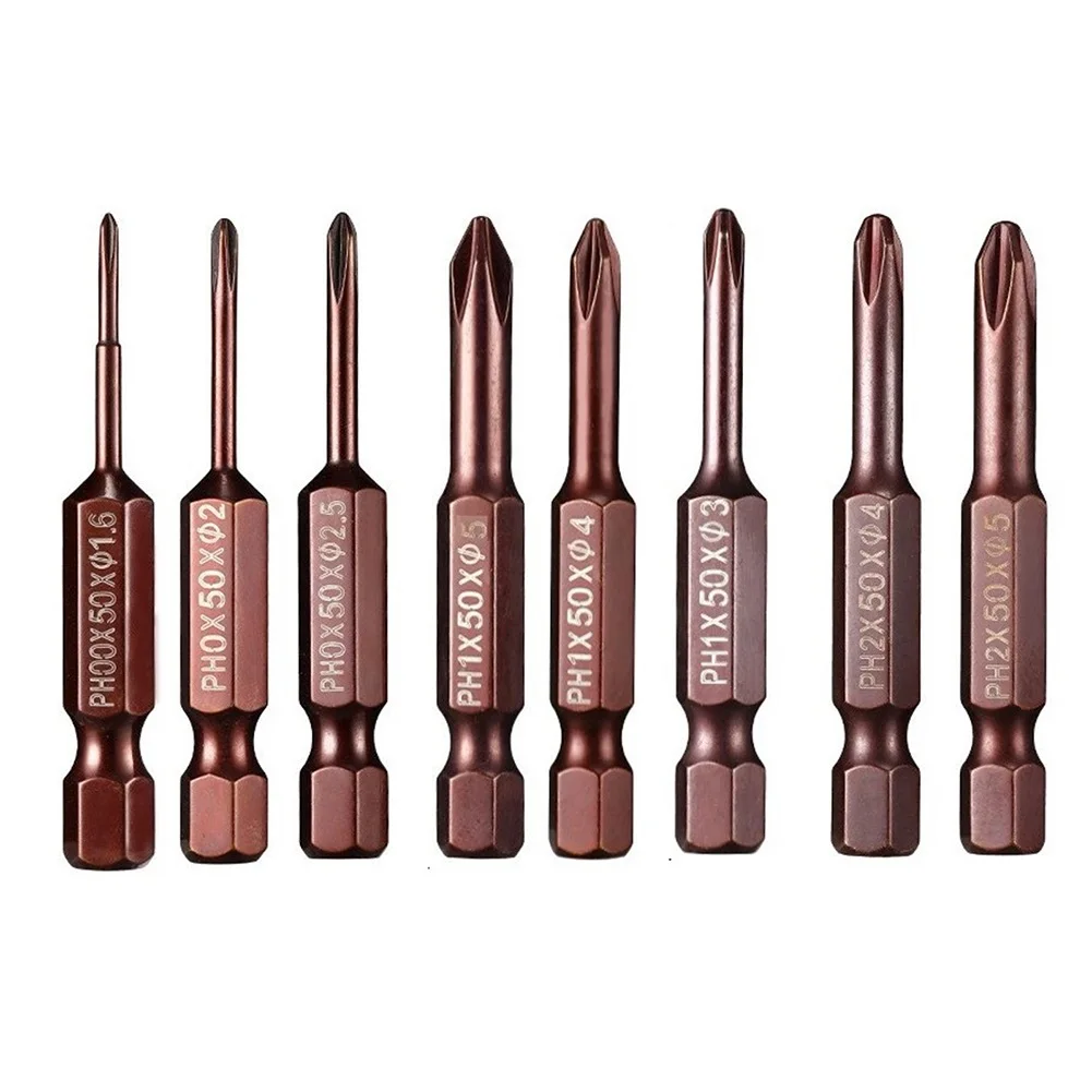 1pc 50mm PH2 Screwdriver Bit Set 1/4&quot; Hex Shank Anti Slip Electric Screw... - $84.27