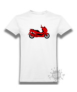 Yamaha Nmax 125cc Scooter Red Grey Blue White T-shirt - $27.49