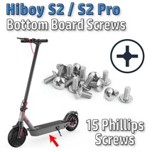 15x Bottom Board Screws Hiboy S2 S2 Pro Scooter Battery Compartment Phil... - $92.54 MXN