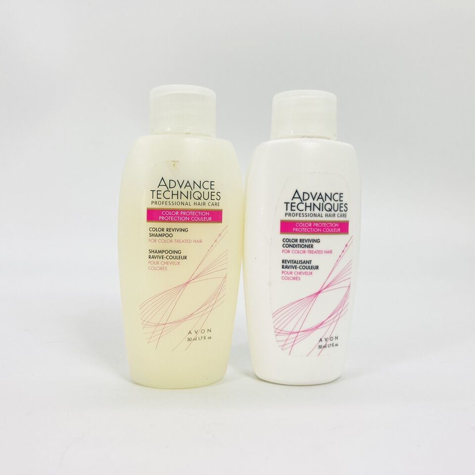 Avon Lot Advance Techniques Shampoo &amp; Conditioner Travel Mini Size 1.7 f... - $2.97