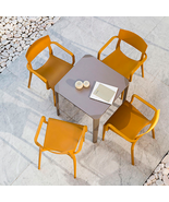 Casual Decore - Set of 4 Stackable Patio Dining Armchair - Town - £396.74 GBP