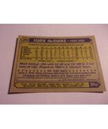 1987 TOPPS TIFFANY MARK MCGWIRE NICE CENTERED SHARP CORNERS #366 nrmt-mt... - €34,33 EUR