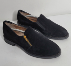 Beautifeel Black Suede Scalloped Loafers Womens US Sz 8- 8.5 EU 39 Dress... - £37.95 GBP